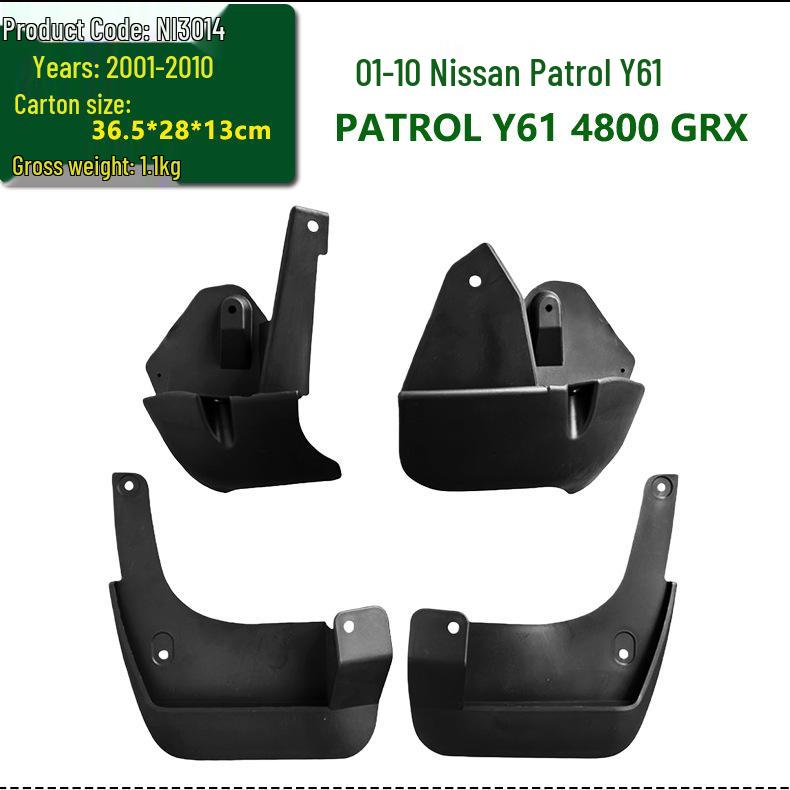 Mudguard for Nissan Patrol/Paladin Y61 Y62 Y63 Models (1997-2026) Car Accessories