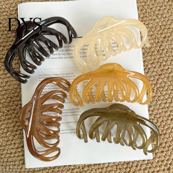 Easy-grab Handle Hair Clips Large Octopus Claw Women Thick Back Head Fancy Shower Clip Non-Slip Accessories Styling Tools Secure Hold