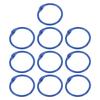 10Pcs Loose Leaf Binder Rings Book Hoops Metal Flash Card Book Binding Rings for Key Chain Index Card Scrapbooks Office Supplies