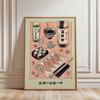 Retro Japanese Sushi Bar Poster Kitchen Food Posters and Picture Canvas Print Painting Dining Room Wall Decor Home Mural Cuadros