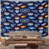 Space Exploration Pattern Design Pattern Wall Hanging Tapestry Decorative Tapestry Home Decor for Bedroom and Living Room