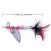 Multi-Color Metal Spinner Lure Freshwater Fishing Shiny Blade Bait With Weight Variants 4.2g To 7.5g