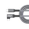 Right Angle Type C Extender Cord Data Wire 40Gbps Data Transfer Support 8K@60Hz Display Output 240W Fast Charging Cable