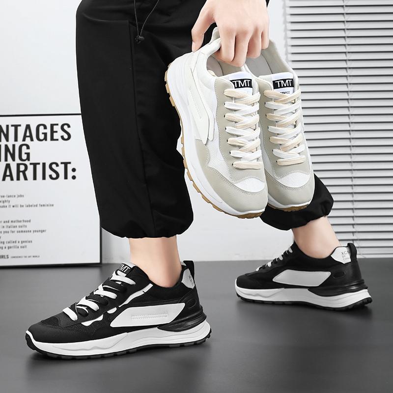 Fashion Male Sneakers Loafers Casual Sneaker Shoes for Men Fabric Sports and Leisure Ventilate Wear-resistant Thick Bottom Fashion