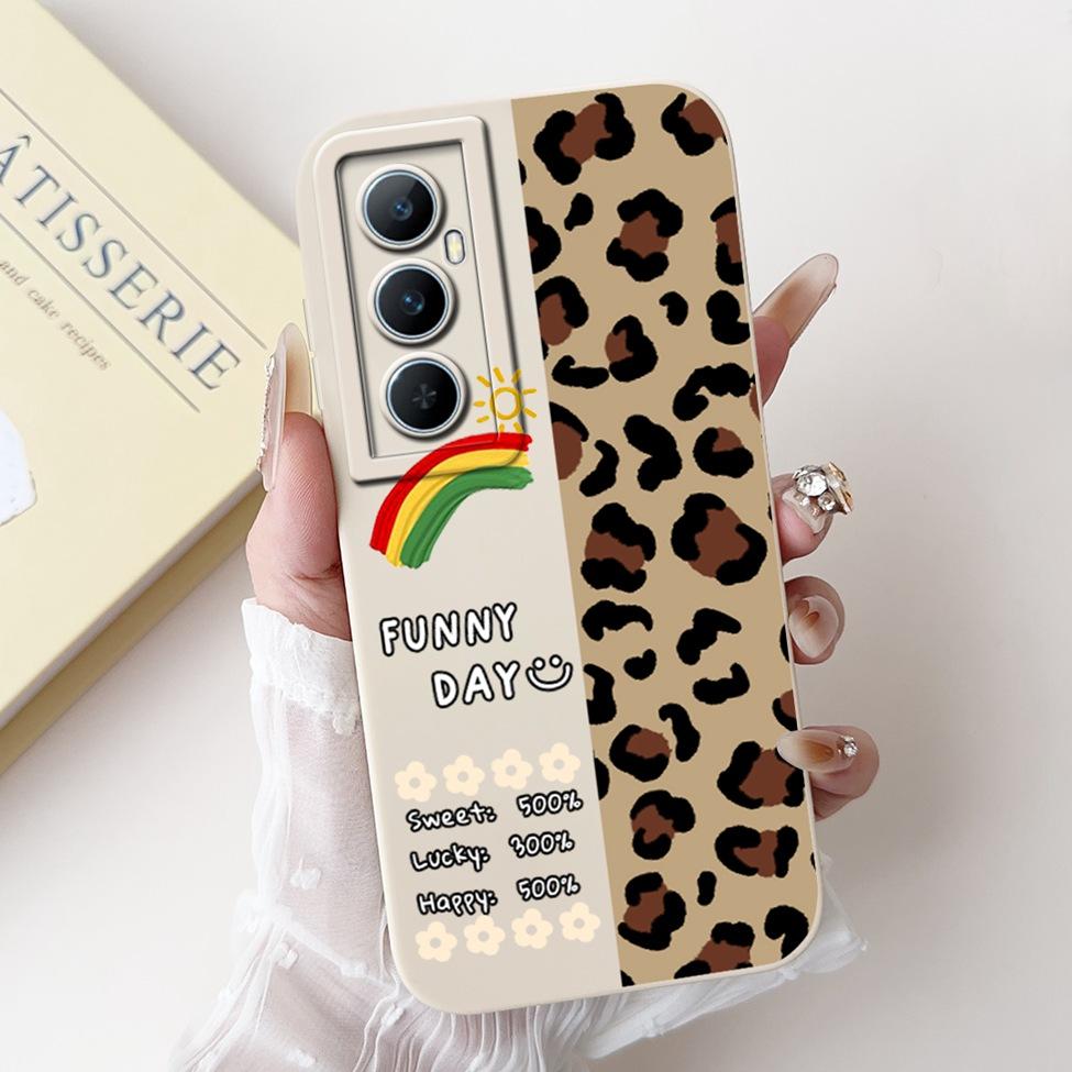 Funda For Realme C65 RMX3910 Back Cover For Realme C65 4G Case Shockproof Luxury Flowers Cute Cartoon Cool Silicone Bumper Coque