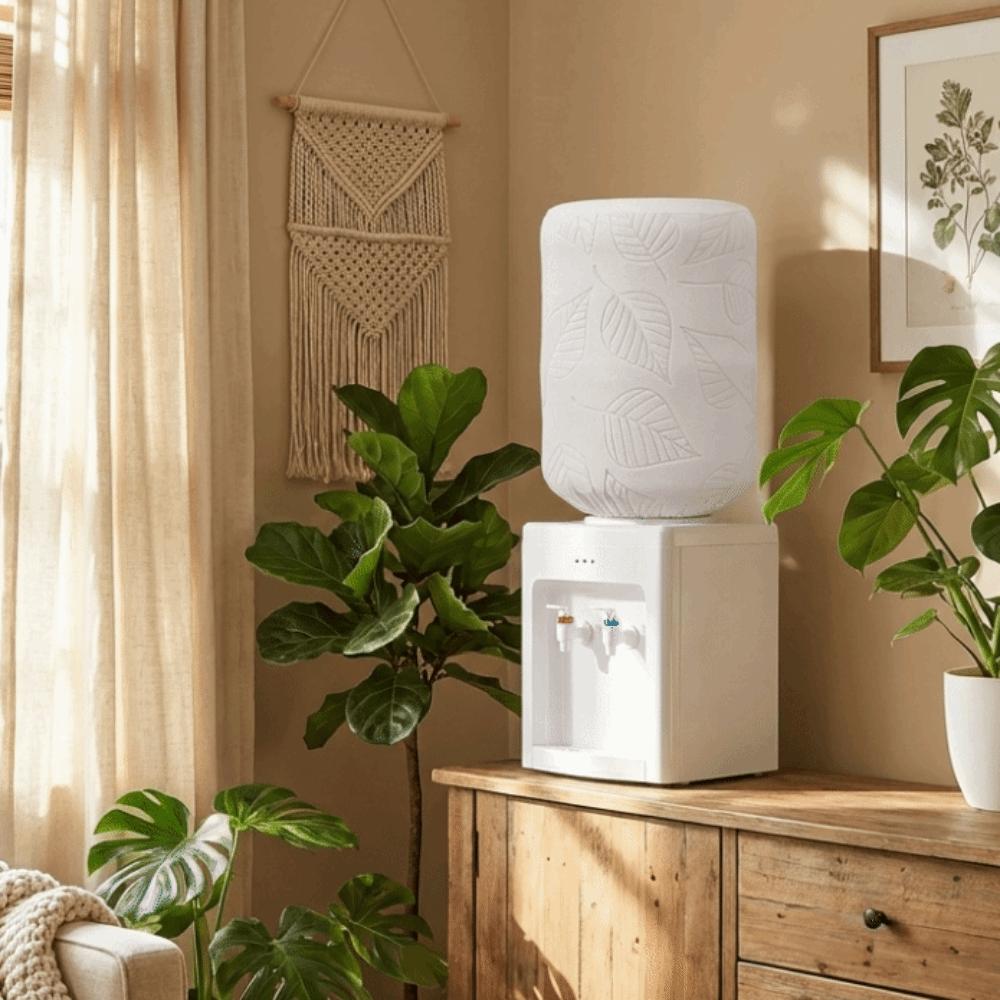 Highly Stretchy Water Dispenser Cover Solid Color Elastic Barrel Cover  Home Decor