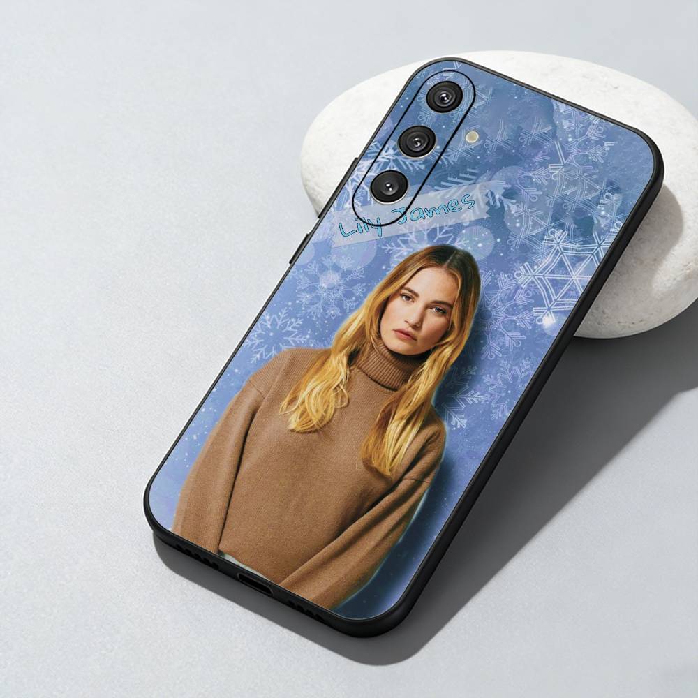 

Actor L-Lily J-James Phone Case For Samsung Galaxy A73,A72,A71,A70,A52,A51 Others Soft Black Cover Samsung a21s