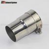 Automobile motorcycle exhaust pipe adapter Exhaust pipe reducer connector 304 stainless steel