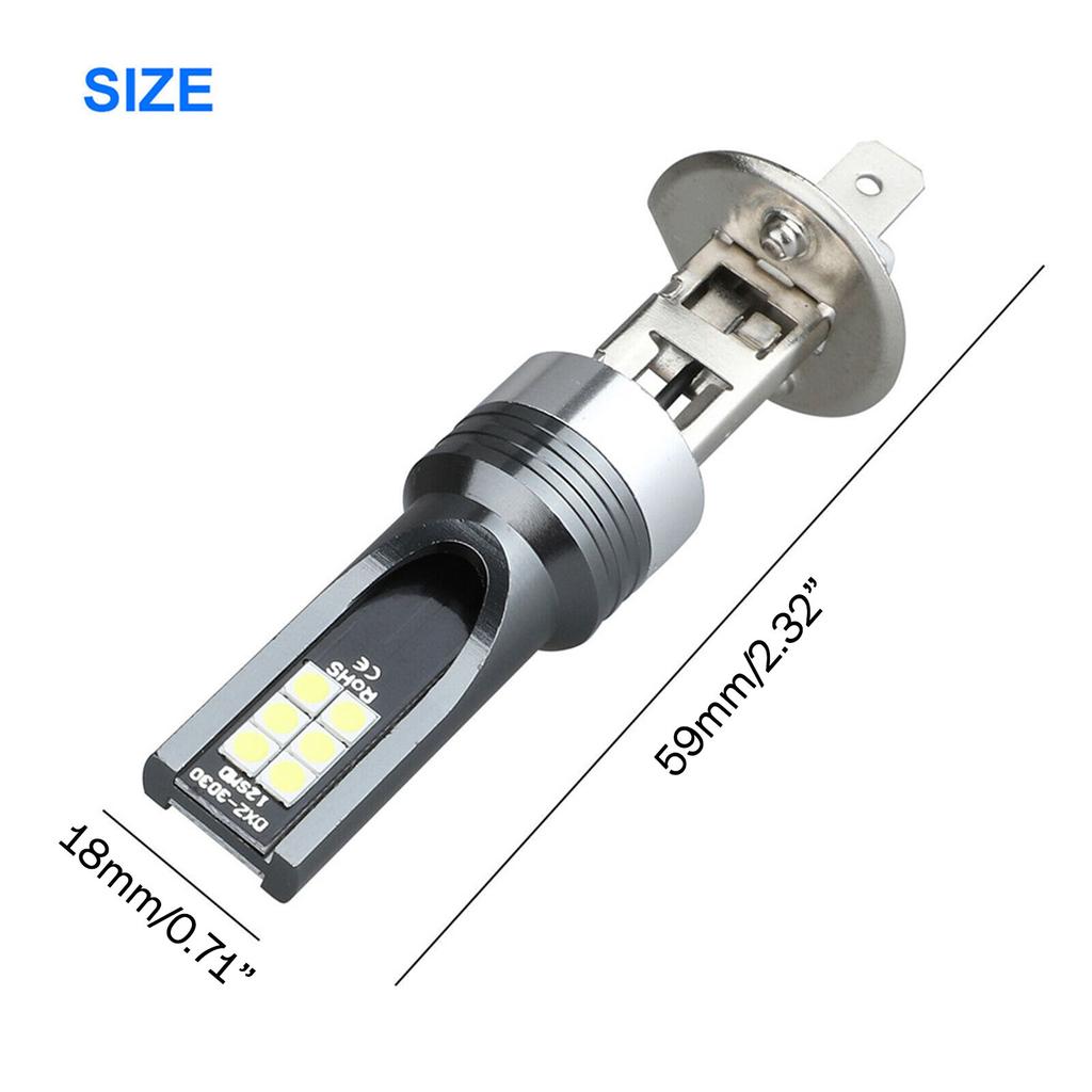 LED Fog Light Bulbs Hight Brightness 6500K Cool White Fog Light LED High Low Beam Bulbs Lamp Auto Headlight Aluminum