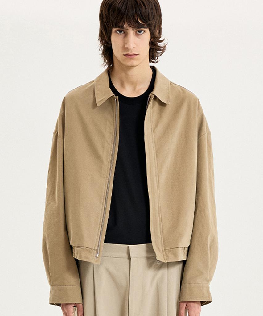 Then Our Trench Blouson Jacket (Beige)