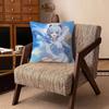 Anime Ganyu Game   Decorative Pillowcase Square Pillowcase Home Office Decorative Cushion Cover
