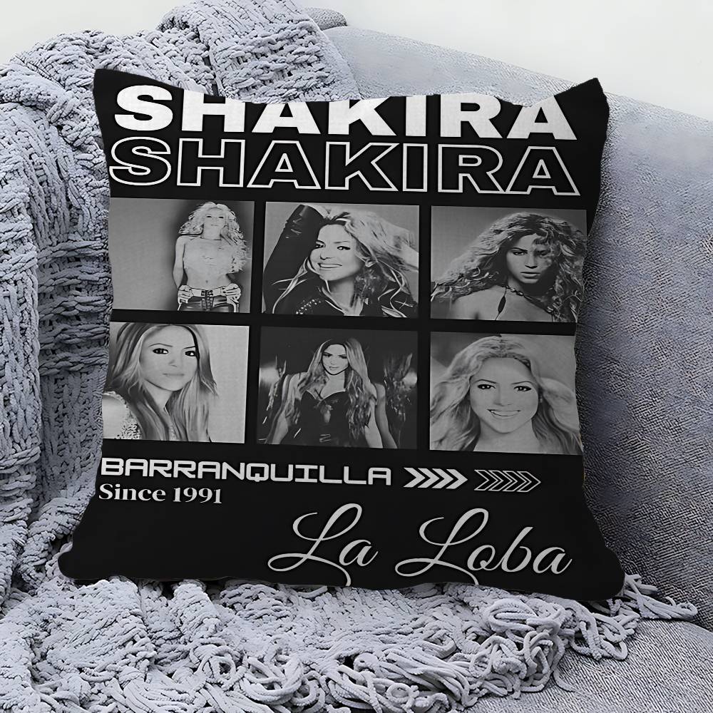 Singer S-shakira Pillow Gifts Home Office Furnishings Bedroom Sofa Car Cushion Cover Case 45x45cm