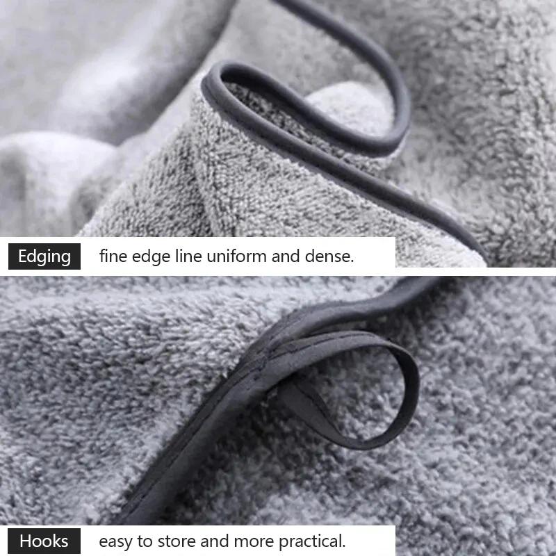 Thickened Women's Bath Towels for Adults Body Men's Fast Drying Microfiber Towel for Gym Sports Shower Robe for Spa Bath Home