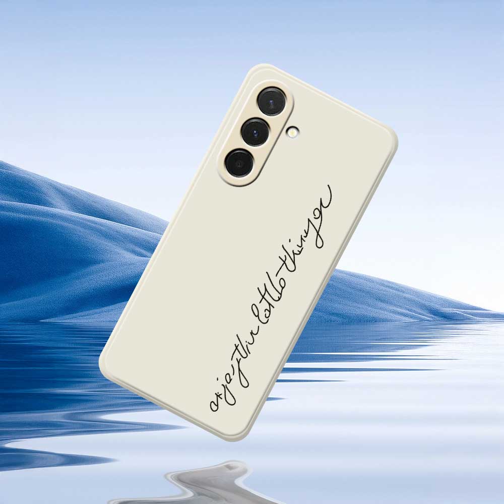 For Samsung Galaxy A36 5G Case WordArt Pattern Printing Straight Edge TPU Phone Back Cover