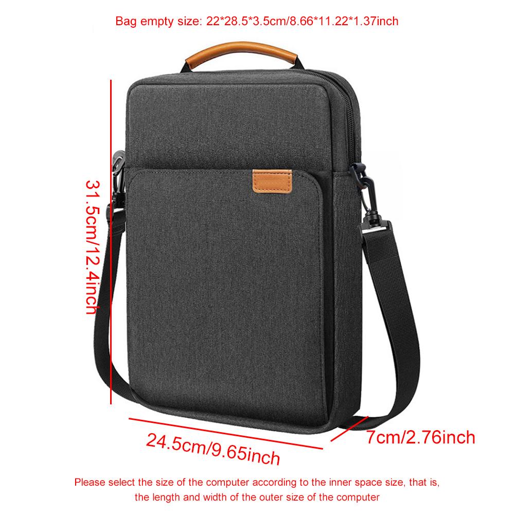 Taška na tablet 9-11 palců s rukojetí a ramenním popruhem pro iPad 10. generace 10,9 pro iPad Air 5/4. generace 10,9 pro iPad 9./8. generace 10,2 Tab S9/S8 11