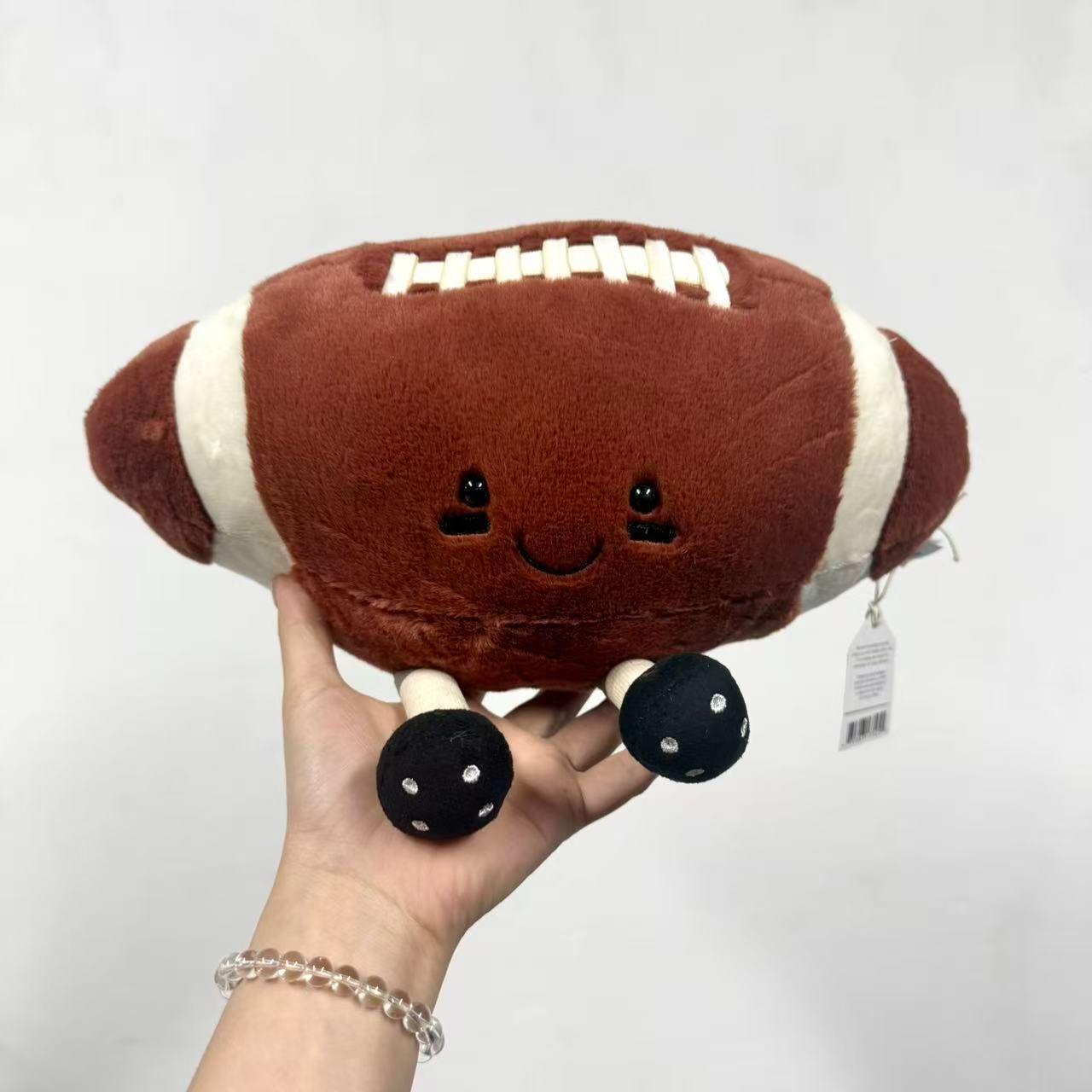 Jelly cat Rugby Plush Toy Kid Toy Ball Toy Stuffed Animal