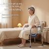 Elderly Foldable Multifunction Toilet Chair: Portable & Household Use