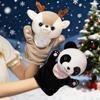 Cat Shiba Inu Deer Panda Cute Animal Plush Hand Puppets for Boys Girls Kids Interactive Role Fun Doll Toy Holiday Birthday Gifts