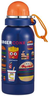 Skater 580ml Stainless Steel Water Room Healthy Burger Concus Single-Layer Bottle, Temperature, Drinks, SSSC6-A