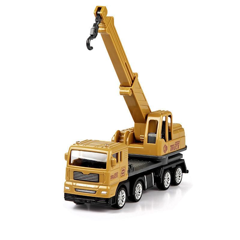 Large Engineering Vehicle Toy Set Combination Series Children Excavator Bulldozer Mixer Crane Boy Car