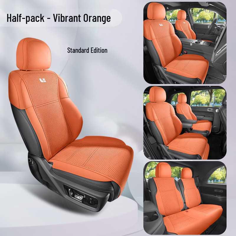 Dedicated Suede Saddle Car Seat Covers for i8 - Full Coverage, Perforated & Breathable, 6-Seater Dedicated for Ideal i8