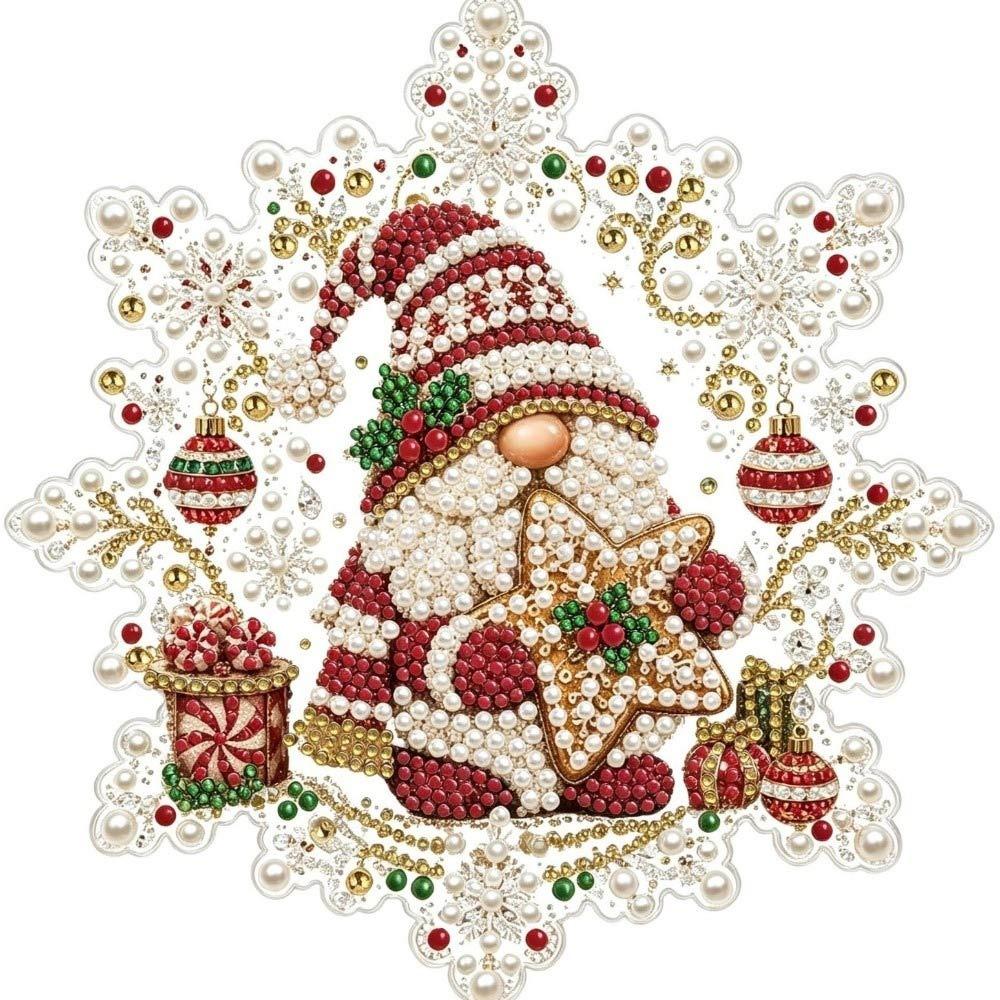 20cm DIY Hangende Hanger Kerstboom Kerst Charme Creatieve Diamanten Kunst Kits Voor Volwassenen