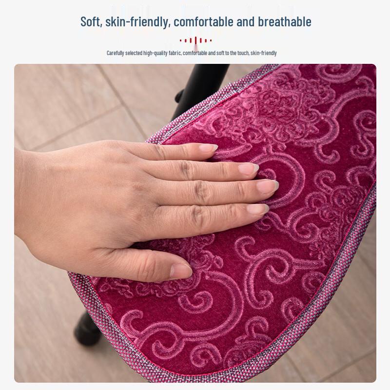 Warm Corduroy Elderly Toilet Seat Cushion