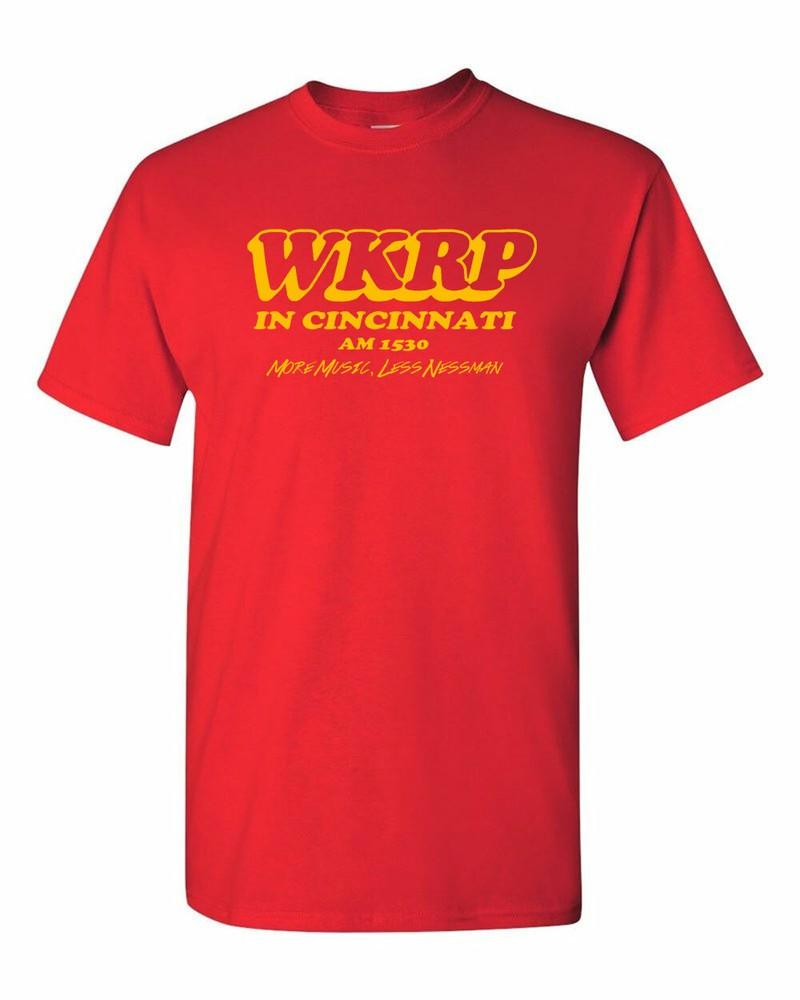 WKRP in Cincinnati More Music Less Nessman Classic TV Show T-shirt Unisex T-Shirt L