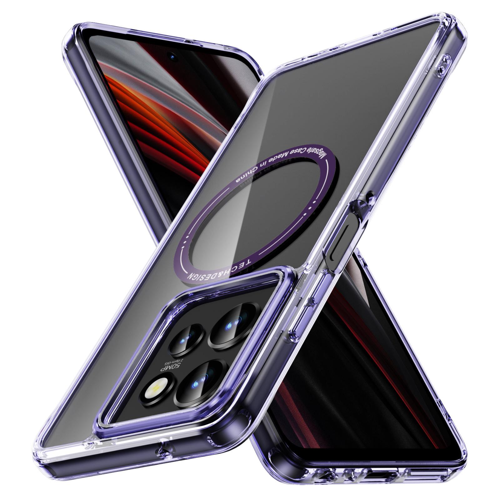 

Magnetic Phone Case, Niche, High-end, High Transparency, Light and Thin, Naked, for Moto Phone Protective Case, Transparent Phone Case G 5G 2025