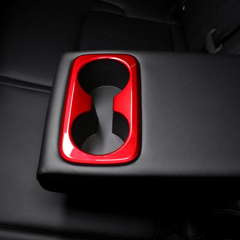 Decoration Water Cup Frame For KIA Sportage NQ5   Red Armrest Box Frame Cars Accessories Styling Stickers Interior