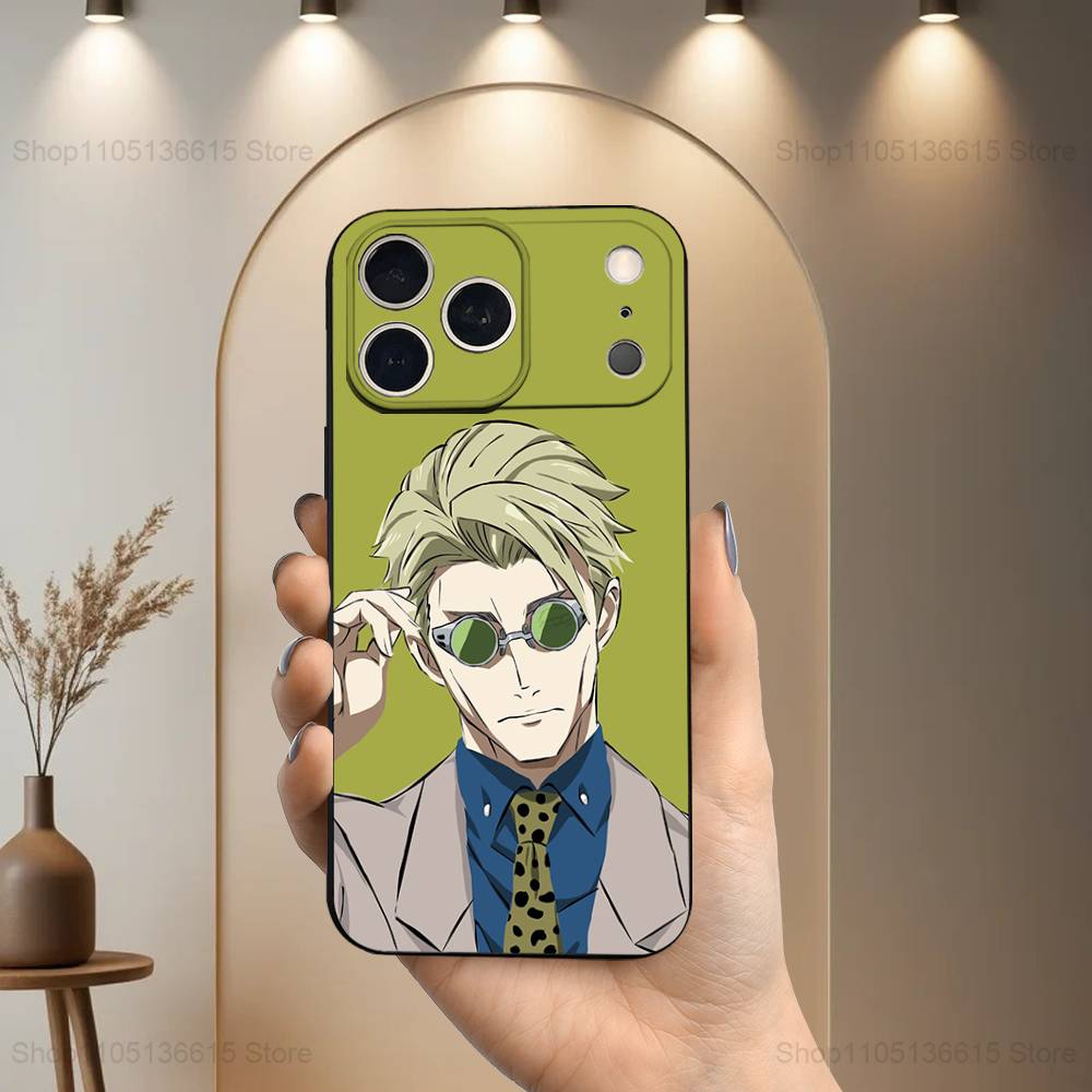Anime K-Kento N-Nanami Phone Case For iPhone 17,16,15,14,13,12,11 Plus,Pro Max,XS,X,XR,SE,Mini,8,7,Soft Silicone Black Cover