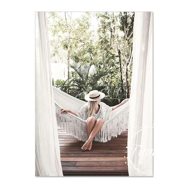 Scandinavian Poste Nature Picture Nordic Wall Art Print Decoration Sheets Decorative Canvas Painting For Living Room On The Wall No Frame