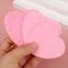 50PCS Reusable Face Wash Puff Cleaning Sponge Pad Exfoliator Mask Facial SPA Massage Makeup Removal Heart Shape Compress Sponge