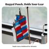 Tissue Storage Pouch with Pockets Compact Organizer Tough for Travel, Travelers