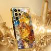 Glänzender Edelstein Atmosphäre Einfachheit Galvanik Glas Handyhülle für Samsung Galaxy S26 S25 S24 S23 S22 S21 FE Ultra Plus