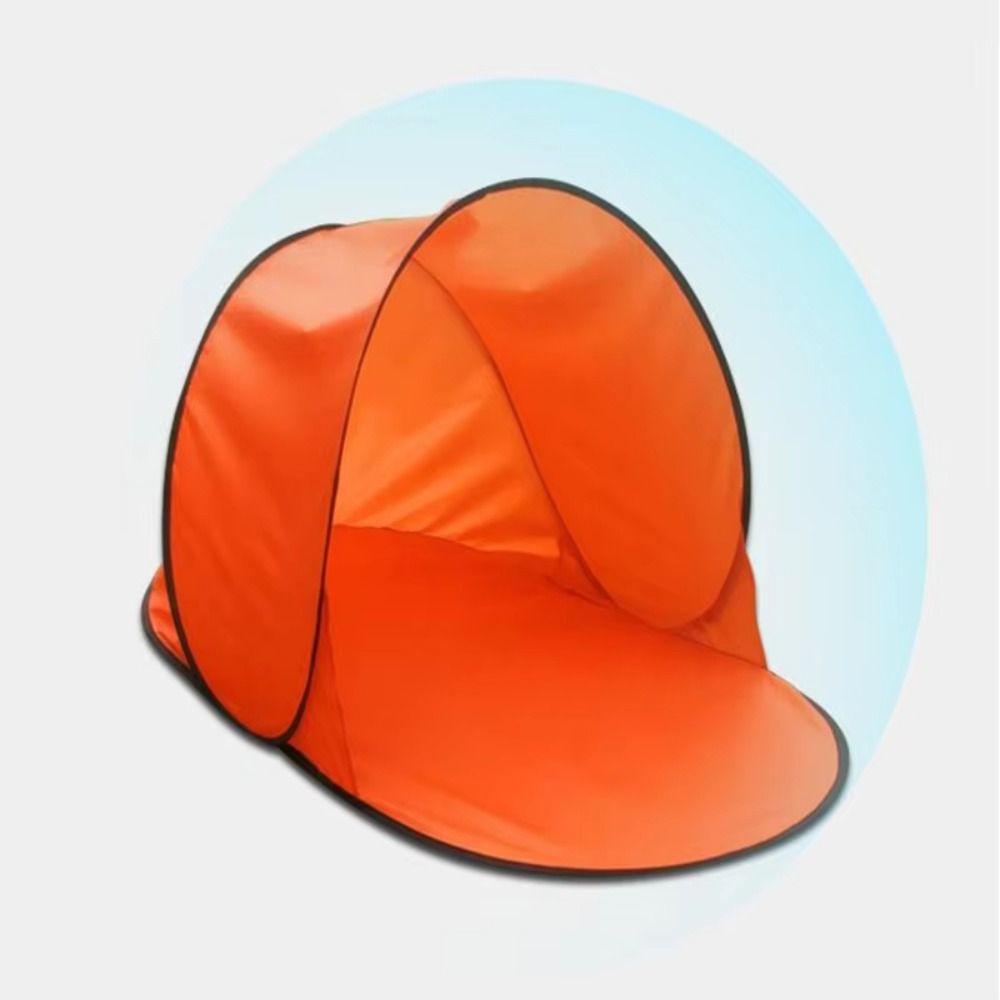 Instant Pop-up Small Folding Tent Silver Coated Mini Beach Headrest Sun Shelter  Camping