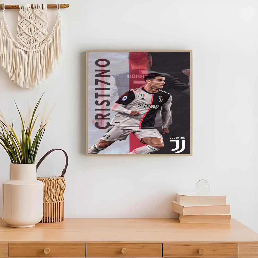 Cristiano Ronaldo 5D Diamond Painting Round Diamond Rhinestones Mosaic Diamond Embroidery Wall Paintings Rhinestones Gift Frameless