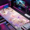 Cute Anime Flowers Mouse Pad XXL Extended Gaming Desk Mat Lovely NonSlip Stitched Edge For Girls Student Gamer PC Laptop Decor