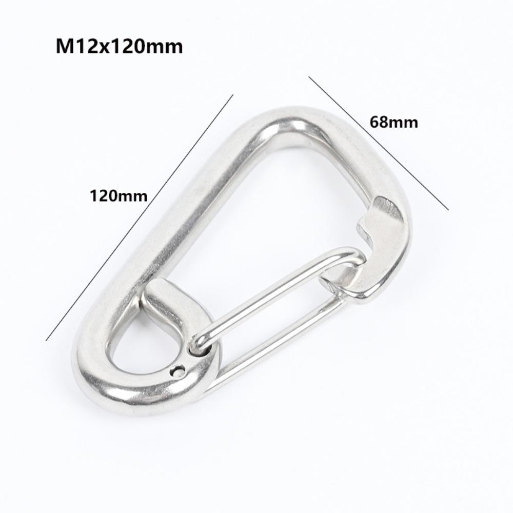 Multistyles Safety Diving Buckle Clip Camping Carabiner Simple Hook Snap Kayak Accessories