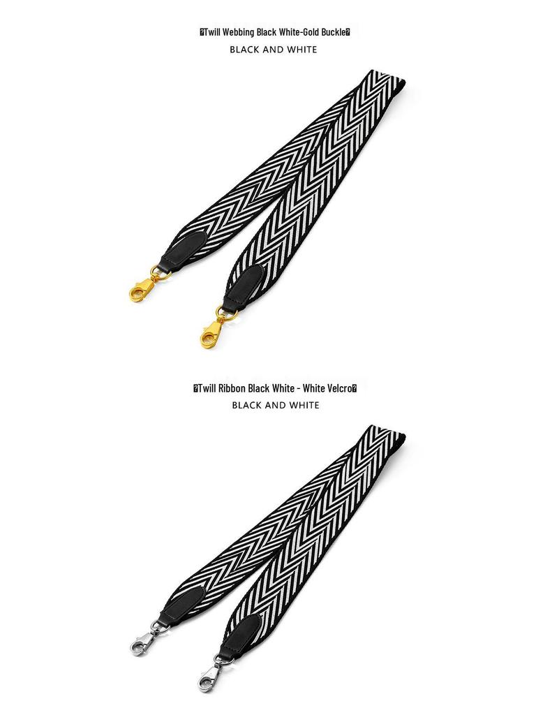 F-26 Twill Canvas Bag Strap: 2.5CM Width, 5CM Adjustable Wide Shoulder Strap for Versatile Suitcase and Bag Accessories