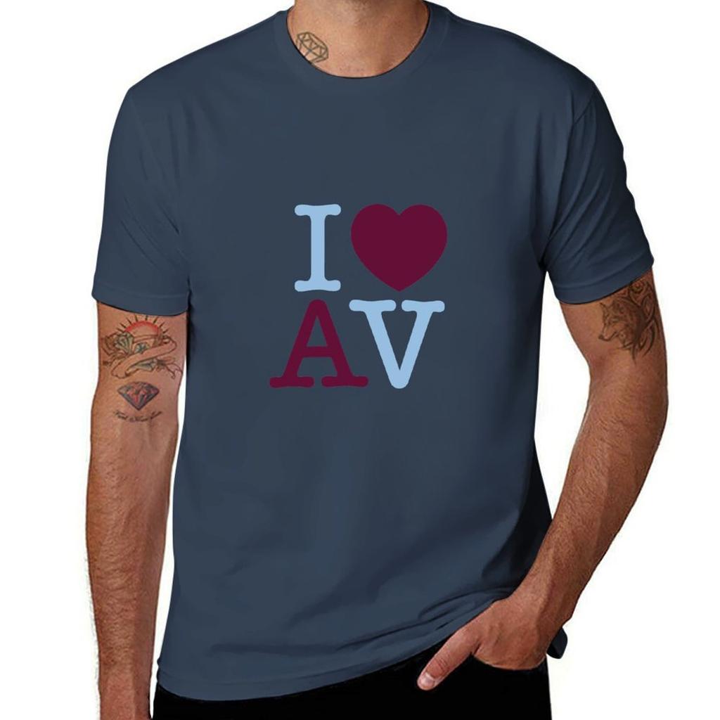 Aston Villa T-Shirt boys whites vintage funny costumes workout shirts for men