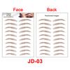 New Arrivals Water Transfer Girls Cosmetic Disposable Fake Temporary 4d Eye Brow Tattoo