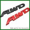 3D Metal fpr AWD Letters Logo Car Trunk Emblem Fender Badge Decal Sticker For Civic CRV RAV4 Accessories