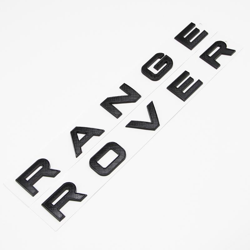Premium 3D ABS Range Rover Letters Car Front Hood Bonnet Emblem Badge For Land Rover Discovery Sport Evoque Defender Accessories NG8