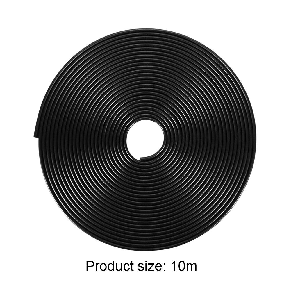 5/10M Black Car Door Anti Collision Strip Bumper Trim Edge Scratch Protector Strip Sealing Guard Styling Car Decor