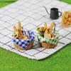 Kitchen Tool Model Doll Accessories Simulation Food Toys Dollhouse Food Miniature Bread Basket