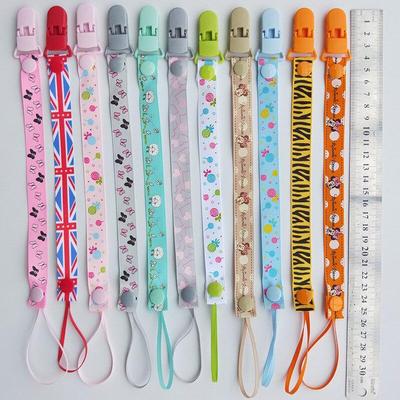 New Cartoon Patterns Baby Pacifier Clips Chains Anti-dropping Soother Feeding Holder  Pendant Accessories