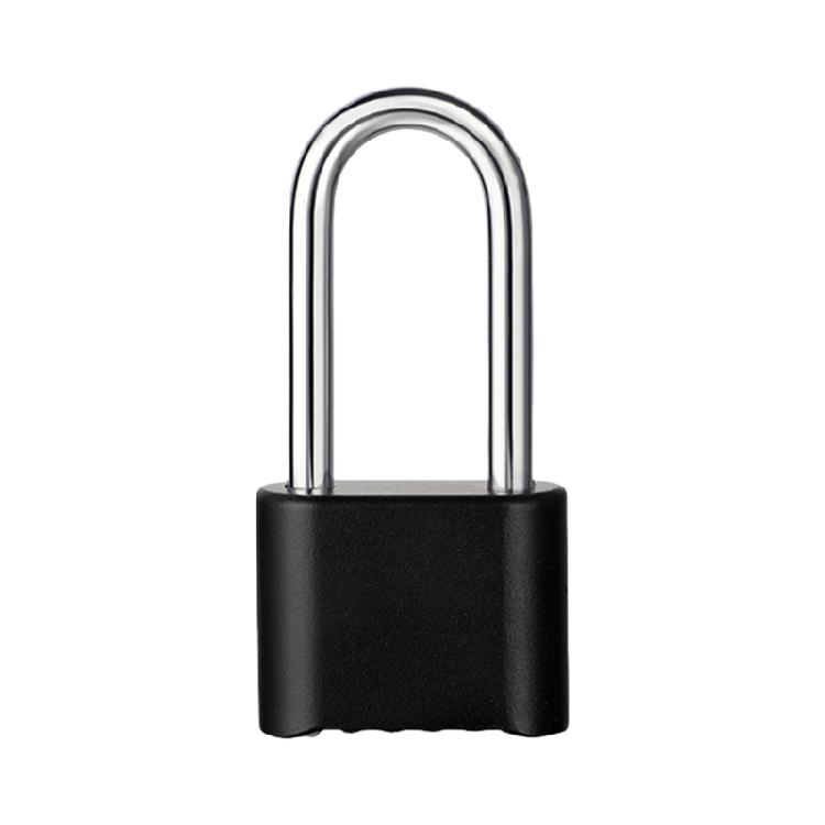Zinc Alloy Combination Lock Solid Body with Stylish Steel Shackles Portable Accessory for Multipurpose Security