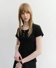 Deonseuteu Classic Scoop Neck Top_Udts6B222_Black
