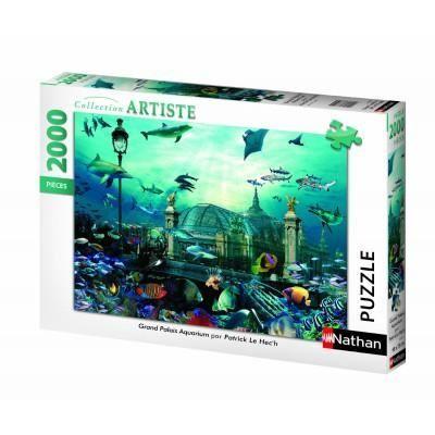 Puzzle Grand Palais Aquarium - Nathan - 2000 Pièces - Pour Adultes - Multicolore